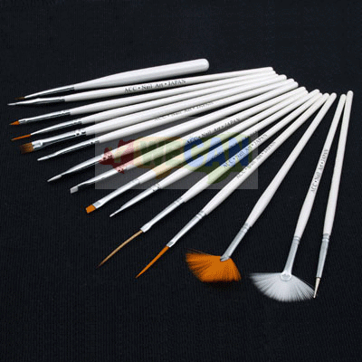 NEW 15 x Nail Art Design Gel Polish Brush Painting Pen